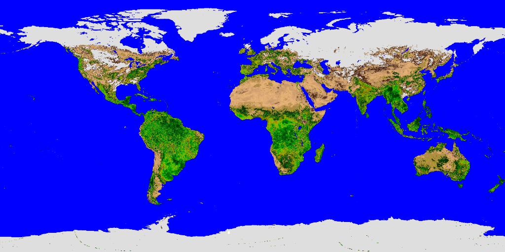 Karte des Vegetationsindex (NDVI) zeigt Grünfläche und photosynthetische Aktivität